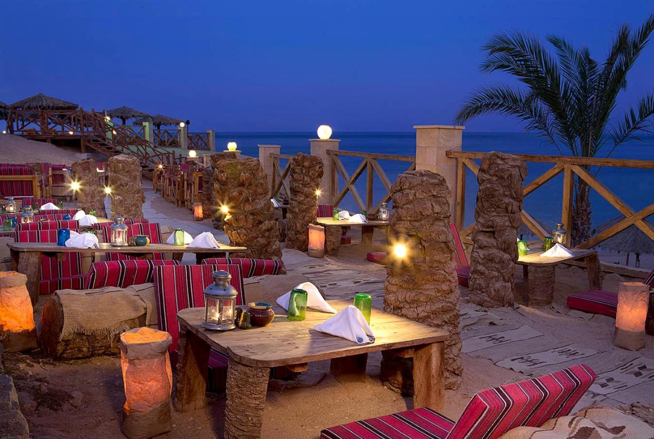 Safir Sharm Waterfalls Resort Exterior photo A beachside restaurant in Al-Mahara