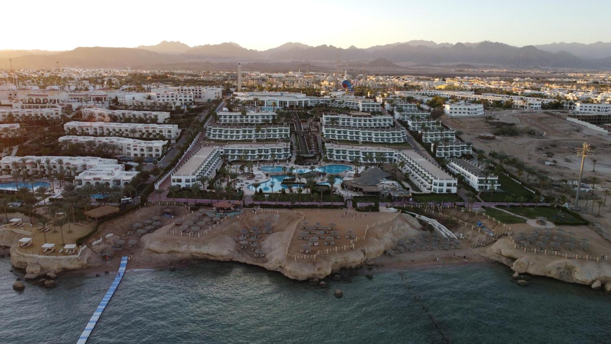 Safir Sharm Waterfalls Resort Exterior photo Aerial view of the resort